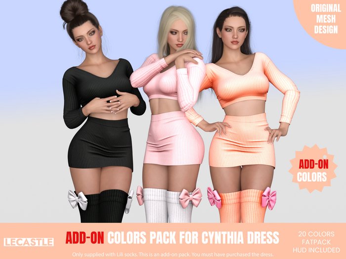 [LECASTLE] Cynthia Dress - #ADD ON 2151