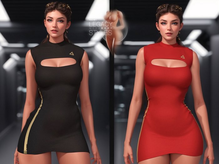 [LECASTLE] Harriet Futuristic Dress - 2021 for LEGACY 7750