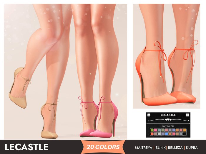 [LECASTLE] Thalia Heels 7689