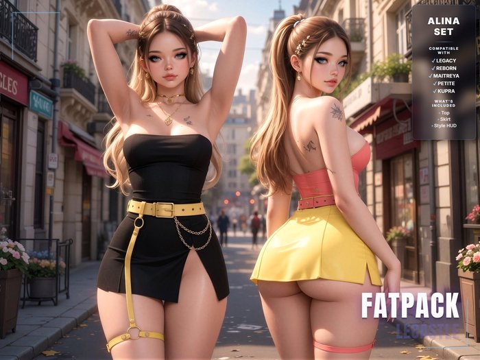 [LECASTLE] Alina Set - Legacy, Perky, Maitreya, Petite, Reborn, Juicy , Kupra, Kups 1175