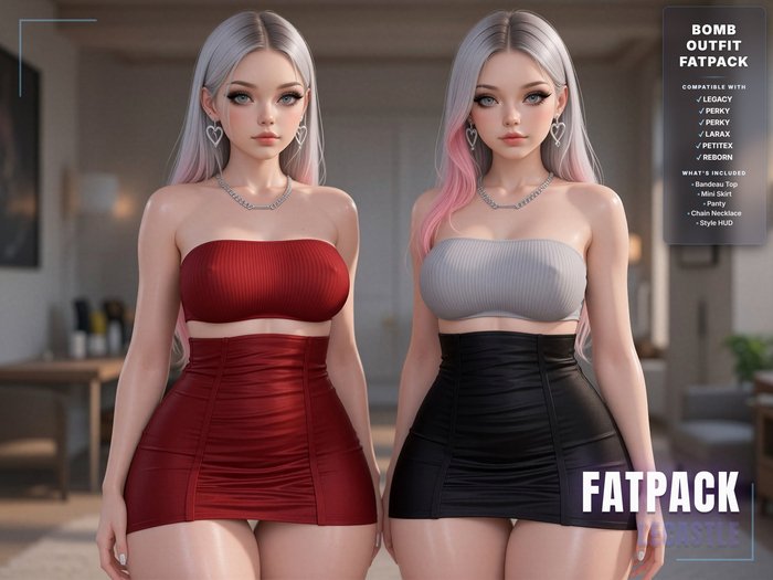 [LECASTLE] Bomb Outfit Fatpack • Legacy • Perky • Legacy Petite • Bombshell • LaraX • PetiteX • Reborn