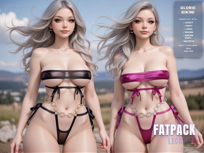 [LECASTLE] Glorie Bikini,Legacy,Perky,LaraX,Maitreya,Reborn,Waifus