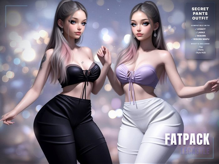 [LECASTLE] Secret Pants Outfit,Legacy,LaraX,Reborn,Waifus