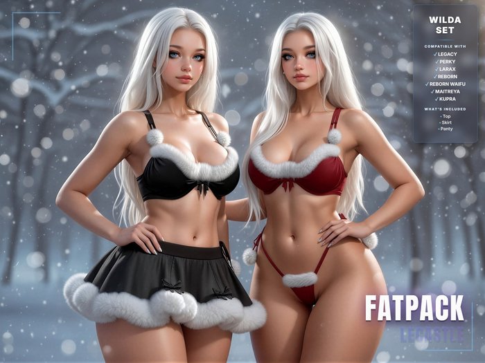[LECASTLE] Wilda Set, Legacy, Perky, Maitreya V5.3, LaraX, Reborn, Waifus