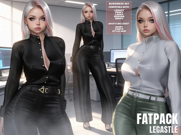 [LECASTLE] Bussiness Set Fatpack • Legacy • Perky • LaraX • Reborn • Waifu