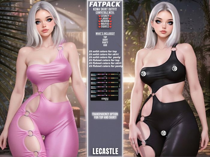 [LECASTLE] Duru Jumpsuit,Legacy,Perky,LaraX,Maitreya,Reborn,Waifus