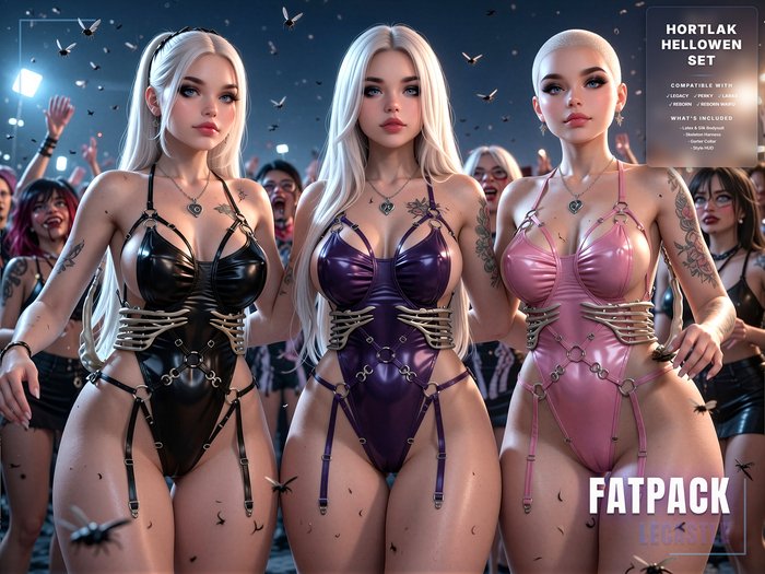 [LECASTLE] Hortlak Hellowen Set Fatpack • Legacy • Perky • LaraX • Reborn • Waifu