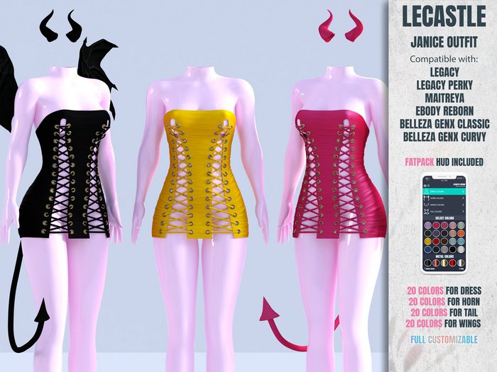 [LECASTLE] Janice Outfit - NEW! 3362
