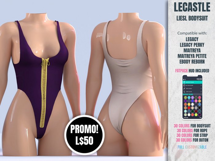 [LECASTLE] Liesl Bodysuit - NEW! 1741