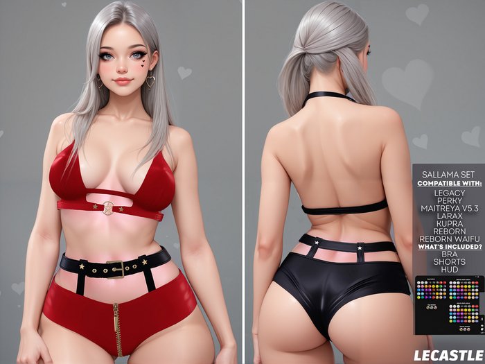 [LECASTLE] Sallama Set,Legacy,Perky,LaraX,Kupra,Reborn,Waifu