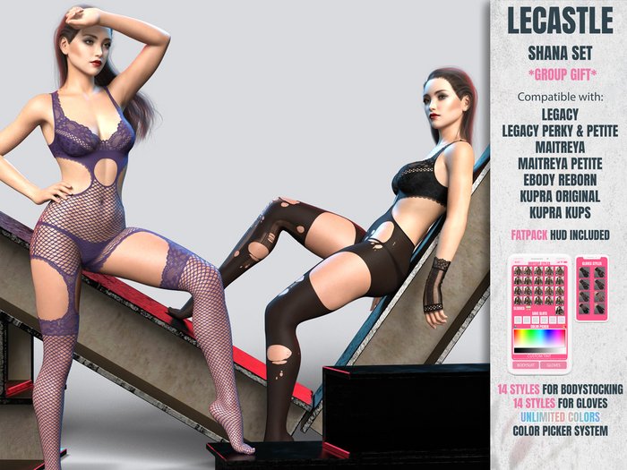[LECASTLE] Shana Set