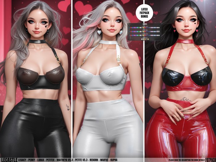 [LECASTLE] Sonje Outfit *MEGAPACK*,Perky, LaraX, PetiteX,Lara V5.3,Petite V5.3,GenX,Reborn,Waifus