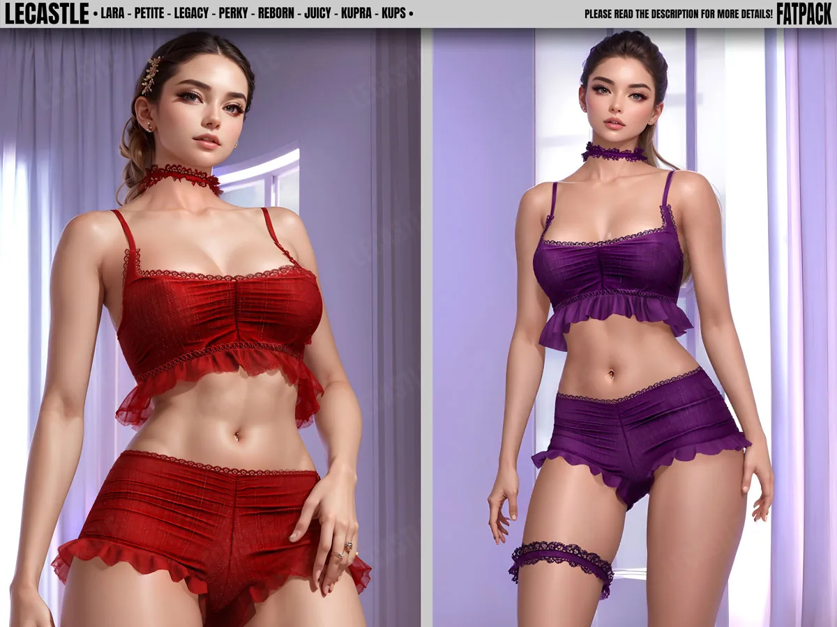 [LECASTLE] Alison Lingerie Set - Legacy, Maitreya, Petite, Reborn 1514
