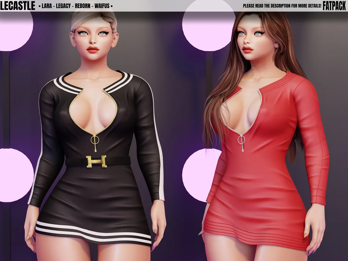 [LECASTLE] Pansy Dress - Legacy, Maitreya, Reborn, Waifu 7724