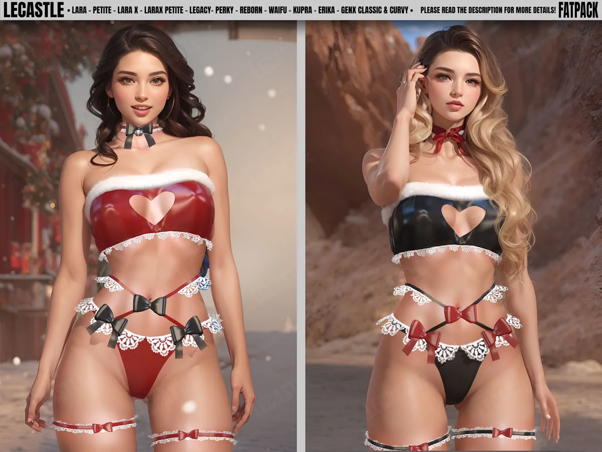 [LECASTLE] Miriam Xmas Set - Legacy, Perky, Maitreya, Petite, Lara X & Petite, Kupra, Reborn, Kupra, Erika 1442
