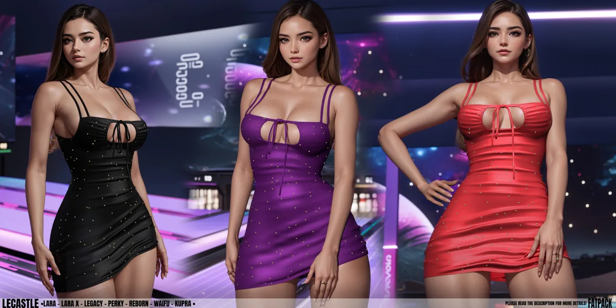 [LECASTLE] Saeki Dress, Lara, LaraX, Legacy, Perky, Reborn, Waifu, Kupra 9675