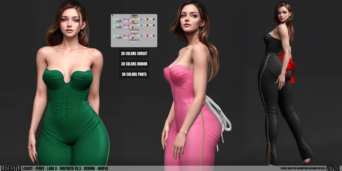[LECASTLE] Mado Outfit, Legacy, Perky, LaraX, Maitreya V5.3, Reborn, Waifu 3328