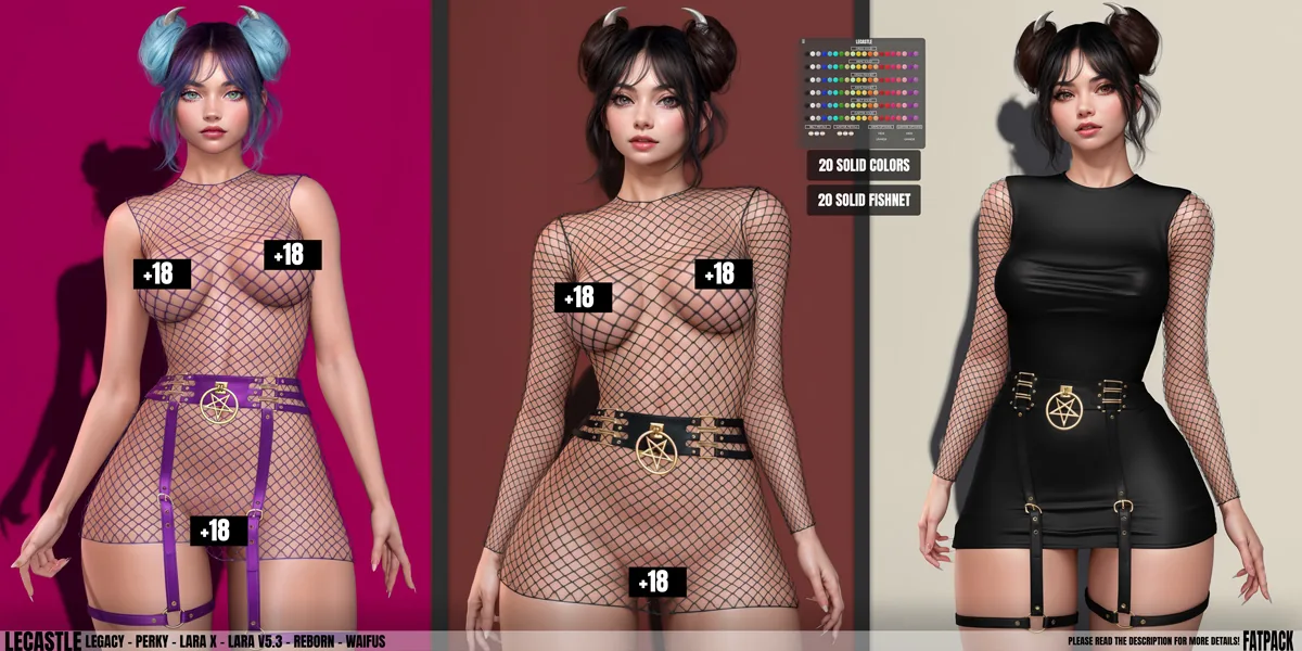 [LECASTLE] Maud Set, Legacy,Perky,LaraX,Lara V5.3,Reborn,Waifus 8803