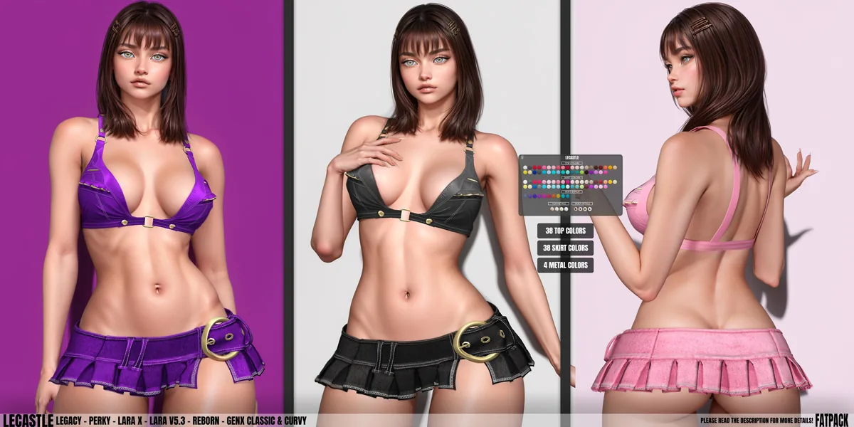 [LECASTLE] Ketty Set, Legacy,Perky,LaraX,Maitreya V5.3,Reborn,Belleza Classic,Curvy 6020