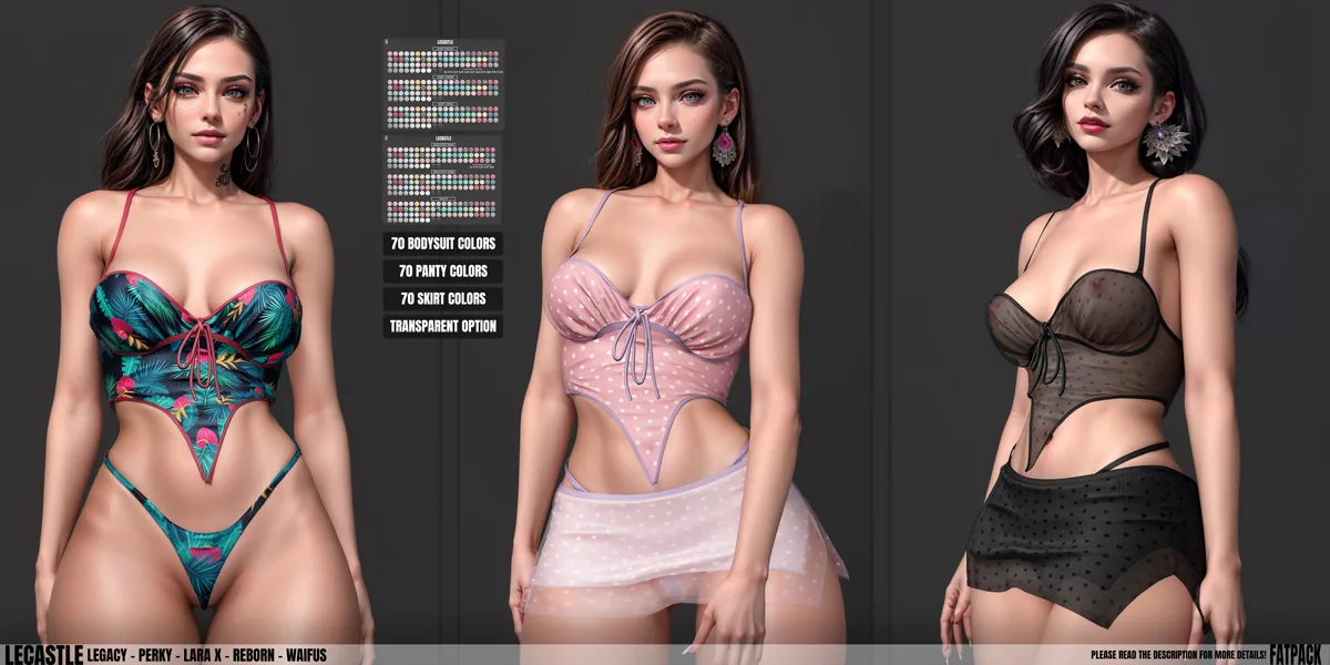 [LECASTLE] Pattie Set, Legacy,Perky,LaraX,Reborn,Waifus 7845