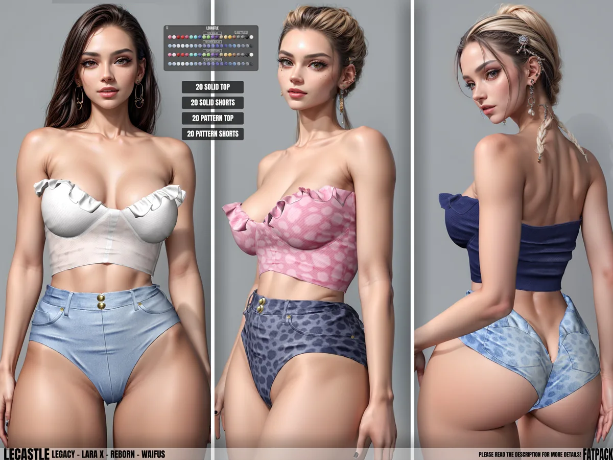 [LECASTLE] Kirsa Outfit, Legacy, LaraX, Reborn, Waifus 6030
