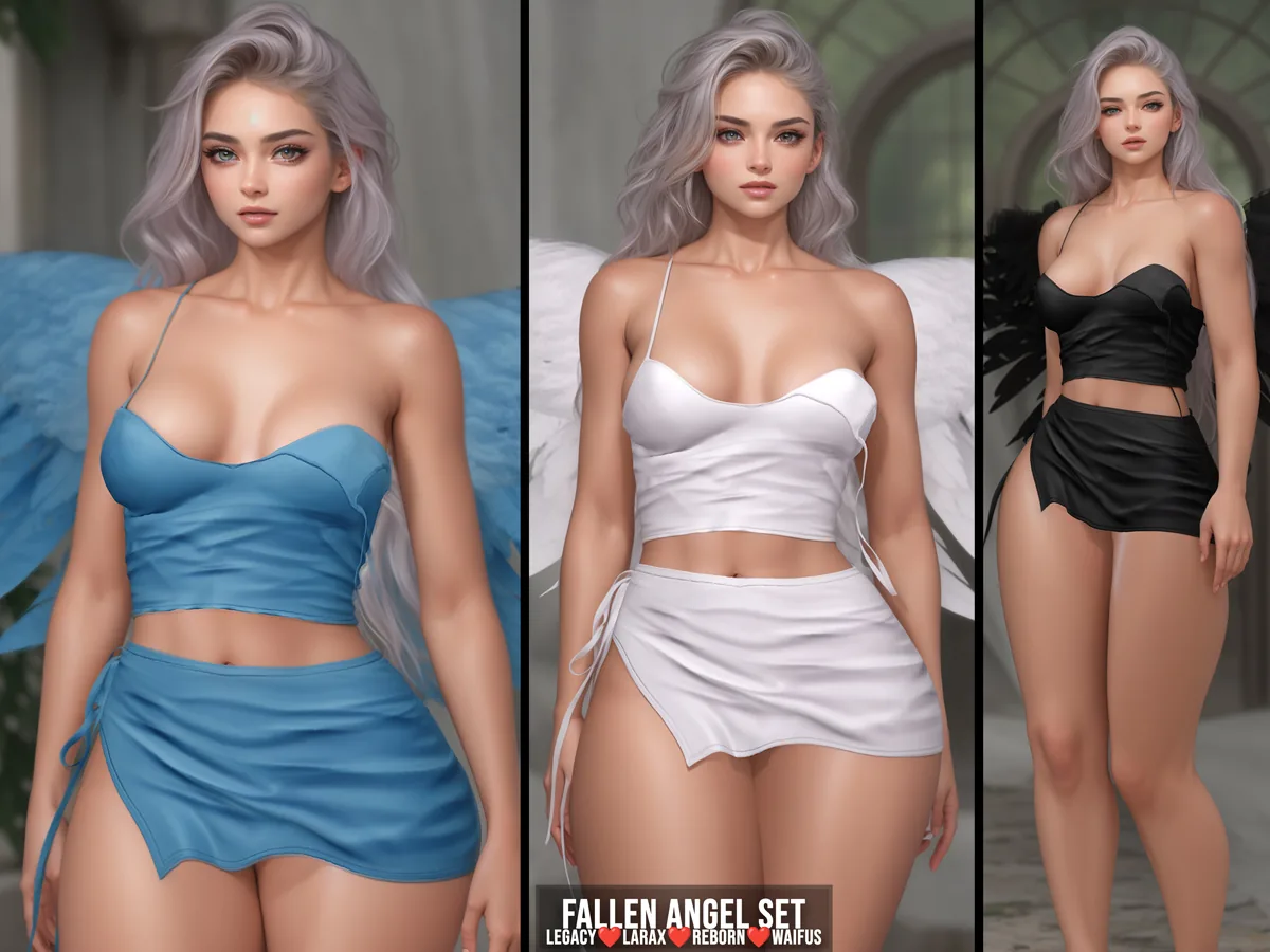 PROMO! - [LECASTLE] Fallen Angel Set, Legacy,Reborn,Waifus,LaraX