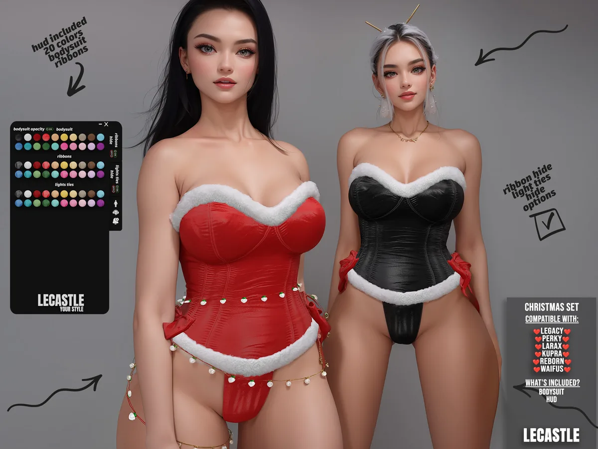 [LECASTLE] Christmas Set,Legacy,Perky,LaraX,Reborn,Waifu,Kupra