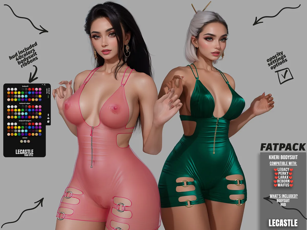 [LECASTLE] Kheri Bodysuit,Legacy,Perky,Maitreya,LaraX,Reborn,Waifu