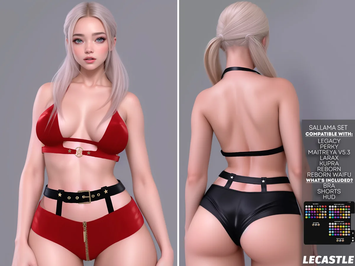 [LECASTLE] Sallama Set,Legacy,Perky,LaraX,Kupra,Reborn,Waifu