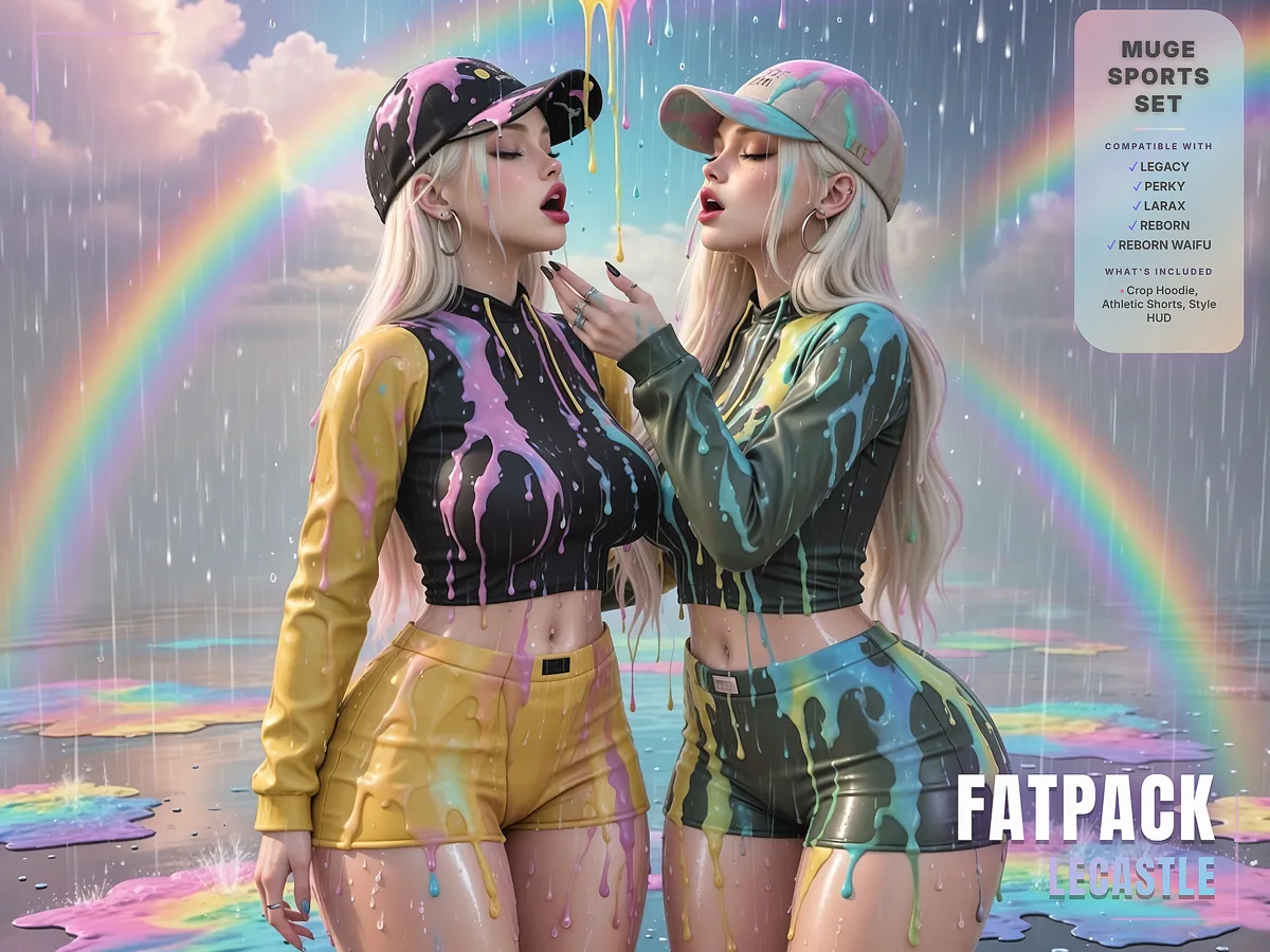 [LECASTLE] Muge Sports Set Fatpack • Legacy • Perky • LaraX • Reborn • Reborn Waifu