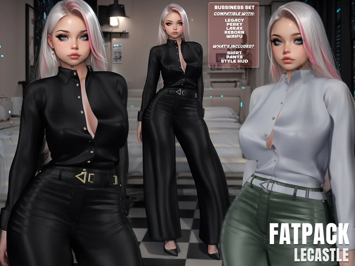 [LECASTLE] Bussiness Set Fatpack • Legacy • Perky • LaraX • Reborn • Waifu