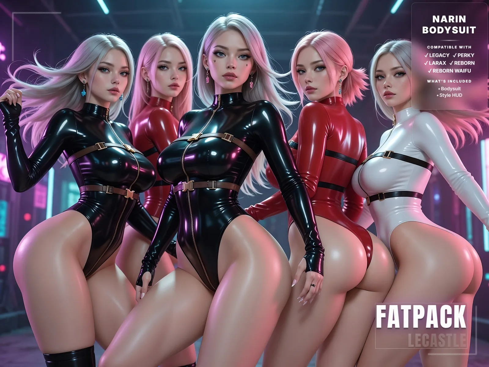 PROMO - [LECASTLE] Narin Bodysuit Fatpack • Legacy • Perky • LaraX • Reborn • Reborn Waifu
