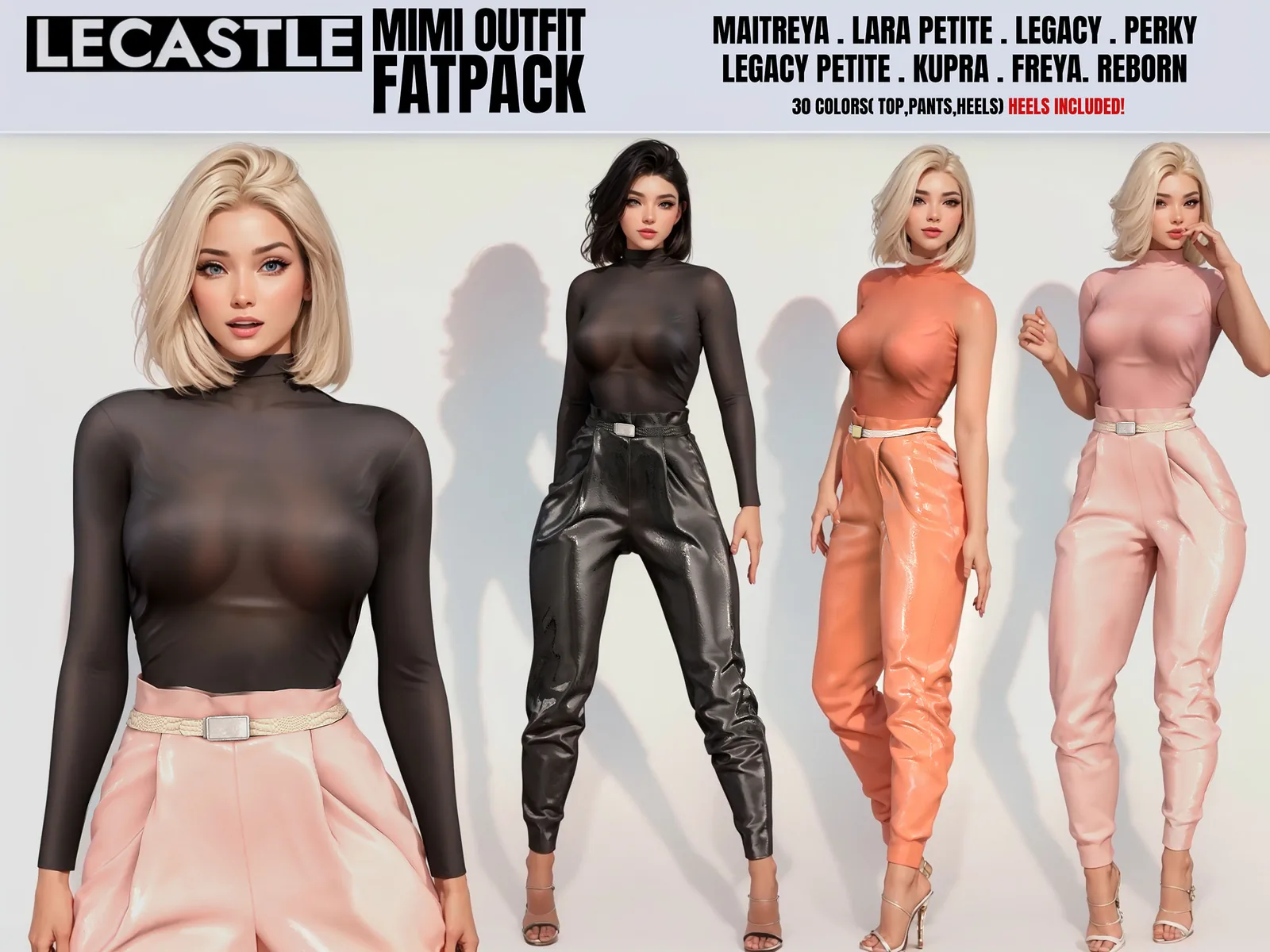 [LECASTLE] Mimi Outfit FATPACK - Original Mesh - Maitreya, Legacy, Kupra, Freya, Reborn 4411