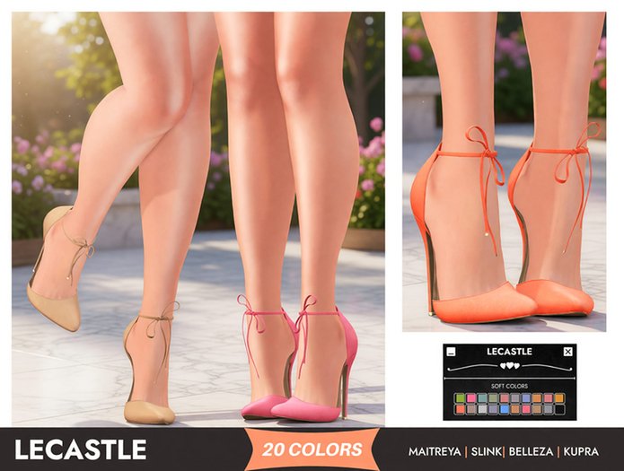 [LECASTLE] Thalia Heels 7689