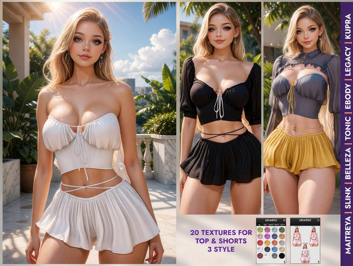 [LECASTLE] Leticia Set - NEW! 2021 8213