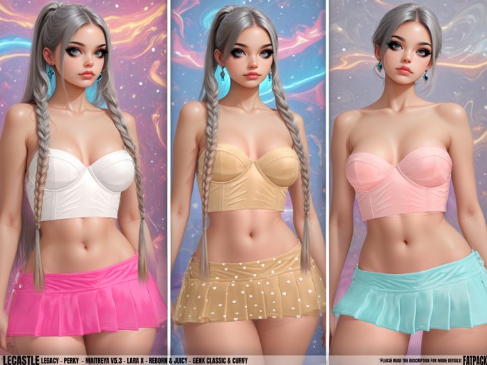 [LECASTLE] Kannazuki Outfit, Legacy,Perky,LaraX,Maitreya V5.3,Reborn,Belleza Classic,Curvy 5318