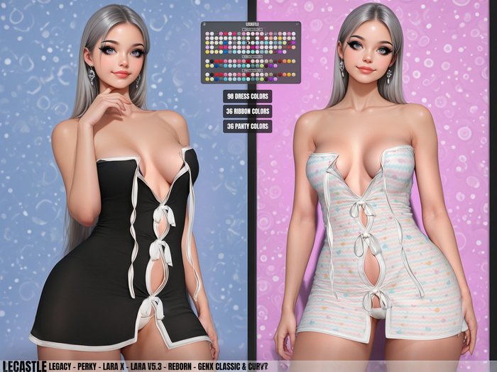 [LECASTLE] Echol Set, Legacy,Perky,LaraX,Maitreya V5.3,Reborn,Belleza Classic,Curvy 3462
