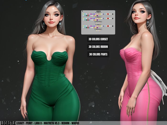 [LECASTLE] Mado Outfit, Legacy, Perky, LaraX, Maitreya V5.3, Reborn, Waifu 3328