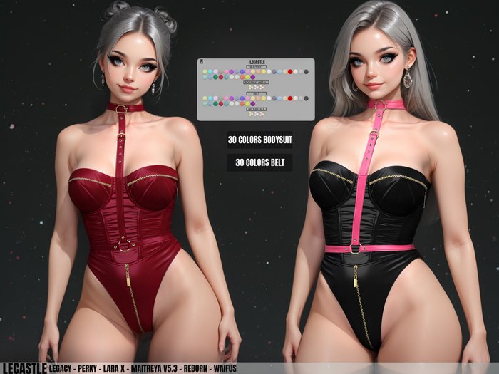 [LECASTLE] Brooke Bodysuit, Legacy, Perky, LaraX, Maitreya V5.3, Reborn, Waifu 1511