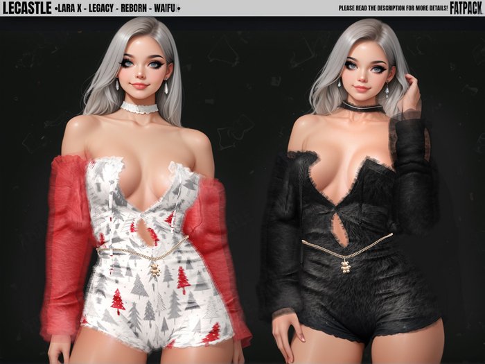 [LECASTLE] Nastya Outfit, Legacy, Perky, Reborn, Waifu, LaraX 3464