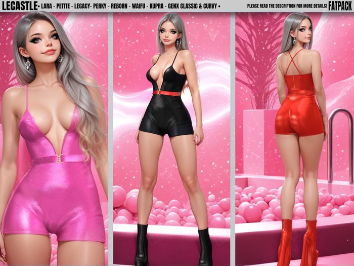 [LECASTLE] Oriel Bodysuit Set - Legacy, Perky, Maitreya, Petite, Reborn, Waifu, GenX Classic & Curvy, Kupra 4210
