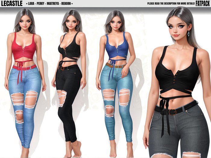 [LECASTLE] Ogrifina Outfit - Legacy, Perky, Maitreya, Petite, Reborn 2172