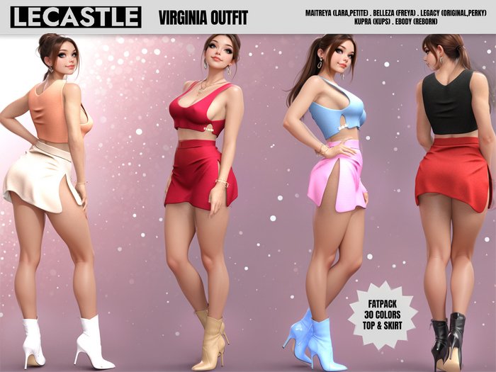 [LECASTLE] Virginia Outfit - Original Mesh NEW! 2022 1935