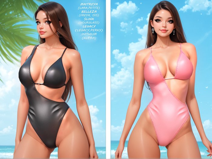 [LECASTLE] Lesley Swimsuit 4193