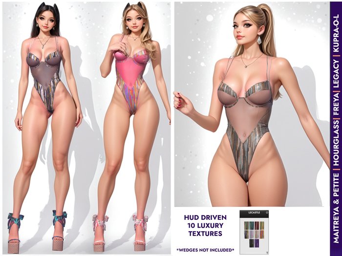 [LECASTLE] Samitah Luxury Bodysuit 8234