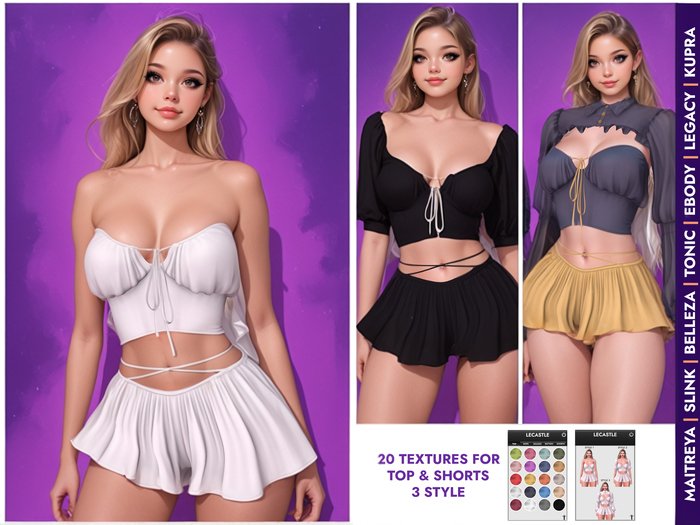 [LECASTLE] Leticia Set - NEW! 2021 8213