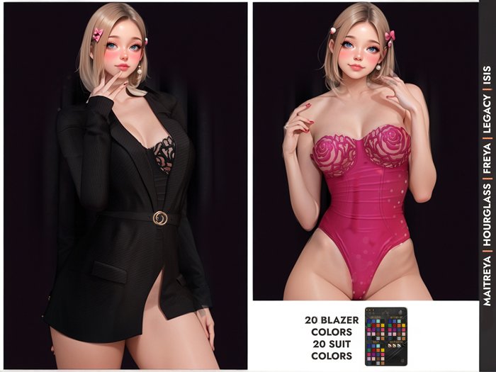 [LECASTLE] Nerina Blazer & Bodysuit Set 5800