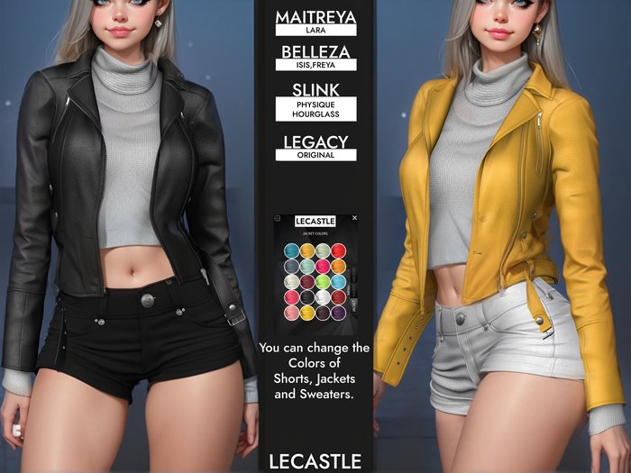 [LECASTLE] Marina Outfit - Legacy, Maitreya, Slink, Belleza 1209